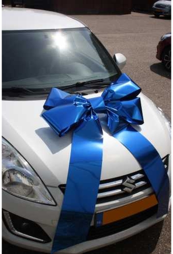 Magnum Autostrik Livorno Metallic Blauw Strik 70x50+60cm