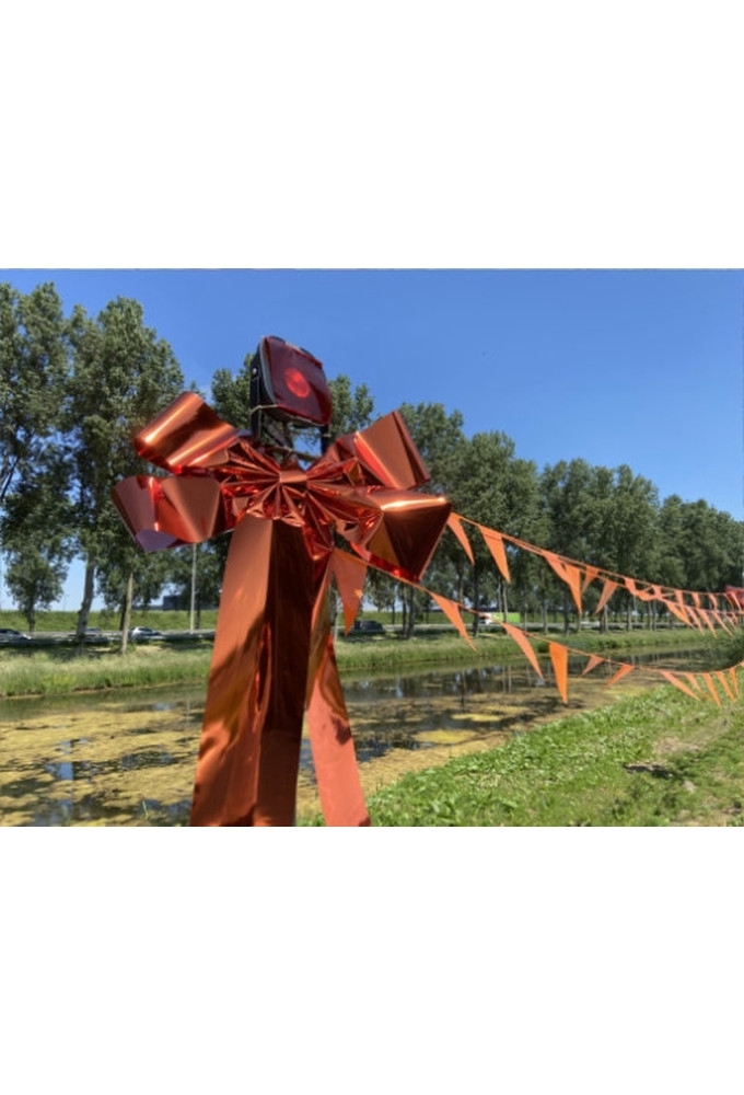 Magnum Autostrik Livorno Metallic Oranje Strik 90x60+70cm