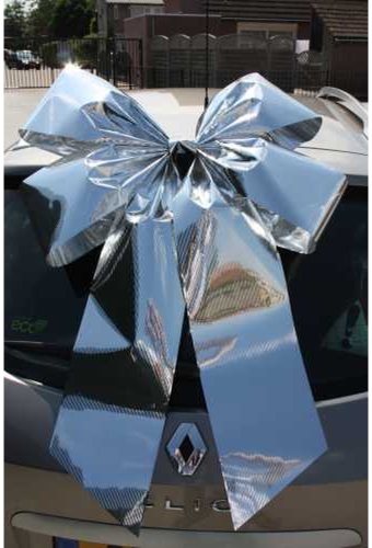 Magnum Autostrik Livorno Metallic Zilver Strik 90x60+70cm