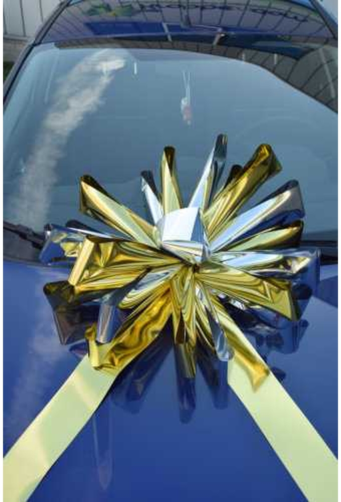 Magnum Bows Maxi Strik Dubbele Kleuren d60x105cm 20 Lussen