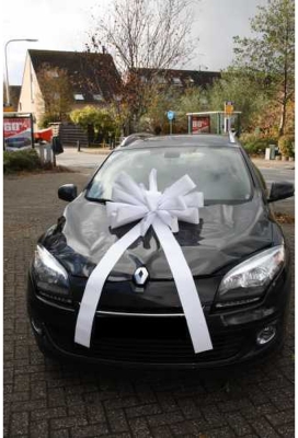 Magnum Bows Maxi Strik Glanzend Wit Strik d60x105cm 20 Lussen