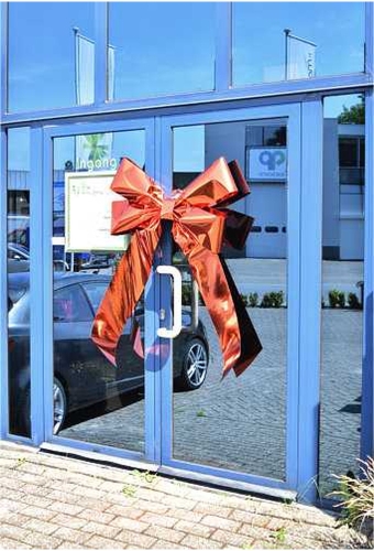 Magnum Strik Deur Livorno Metallic Oranje Strik 70x50+60cm