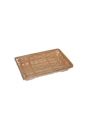 Mandje Bamboe 30x20x5cm 30stuks