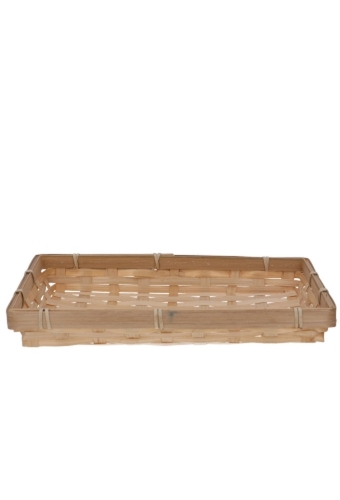 Mandje bamboe Spaan 24x17x3cm 25stuks