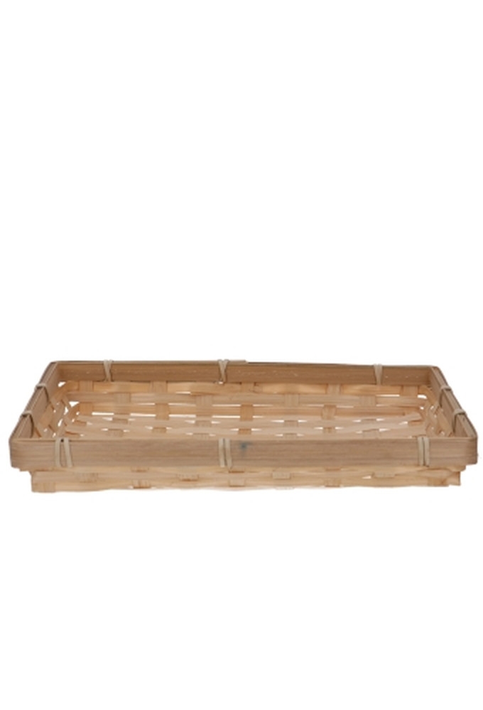 Mandje bamboe Spaan 24x17x3cm 25stuks
