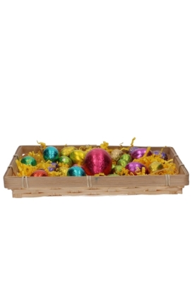 Mandje bamboe Spaan 24x17x3cm 25stuks