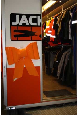 Megastrik Autostrik Toronto Oranje 86x103cm