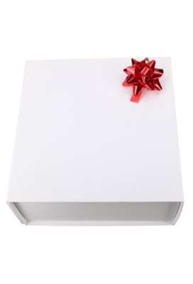 Mini Bows Strik Rond 50mm Metallic Rood Met Plakker 100stuks