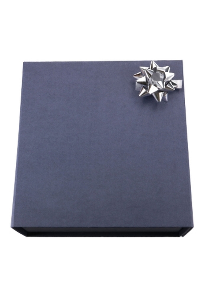 Mini Bows Strik Rond 50mm Metallic Zilver Met Plakker 100stuks