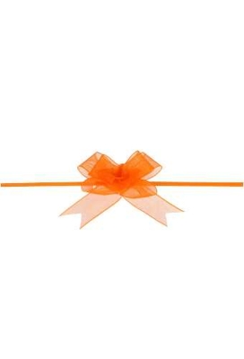 Mini Trek Strikken Organza Oranje 15mm r45mm 10st