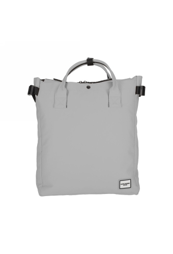 Norlander Fiets Shopper Rugtas Boston Grijs 32x12x41cm 1stuks