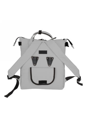 Norlander Fiets Shopper Rugtas Boston Grijs 32x12x41cm 1stuks