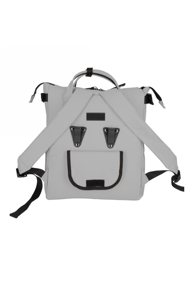 Norlander Fiets Shopper Rugtas Boston Grijs 32x12x41cm 1stuks