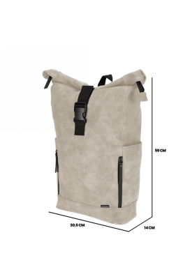 Norlander Nubuck Fiets Rugtas Taupe 30x14x56cm 1stuks