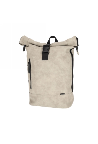 Norlander Nubuck Rol Rugtas Taupe 30x15x57cm 1stuks