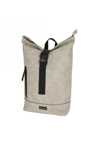 Norlander Nubuck Urban Rugtas Taupe 30x16x49cm 1stuks