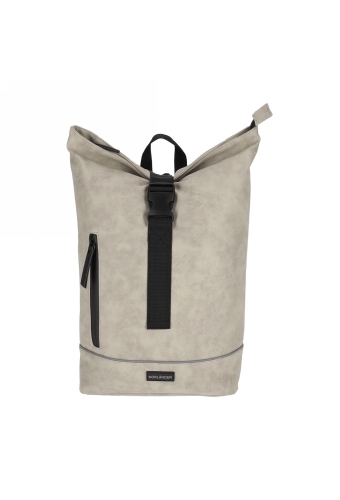 Norlander Nubuck Urban Rugtas Taupe 30x16x49cm 1stuks