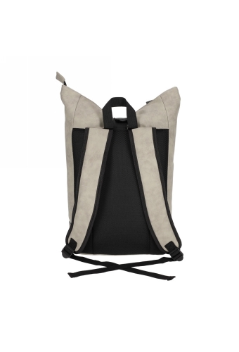 Norlander Nubuck Urban Rugtas Taupe 30x16x49cm 1stuks