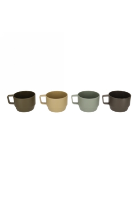 Norlander Outdoor Bekers set van 4stuks 12x9.5x6.8cm 1stuks