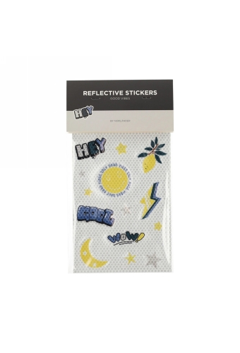 Norlander Reflecterende Stickers Good Vibes 14.5x21x0.2cm 1stuks