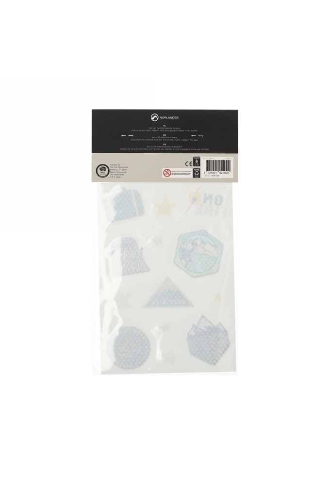 Norlander Reflecterende Stickers Outdoor 14.5x21x0.2cm 1stuks