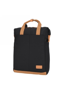 Norlander Shopper Rugtas Austin Zwart 30x14x40cm 1stuks