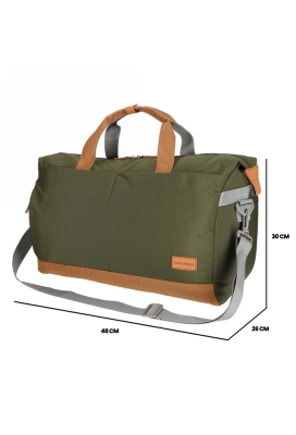 Norlander Weekendtas Austin Groen 48x26x30cm 1stuks