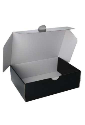 OPRUIMING Klep Verzenddoos Pinto Glans Zwart 25x18.4x8cm 25stuks