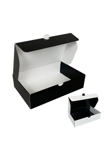 OPRUIMING Klep Verzenddoos Pinto Glans Zwart 37.2x24.2x9.5cm 25stuks