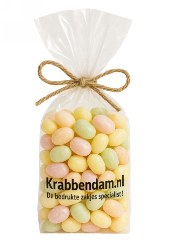 Offerte aanvraag bedrukte cellofaan blokbodem zakjes met uw logo er op
