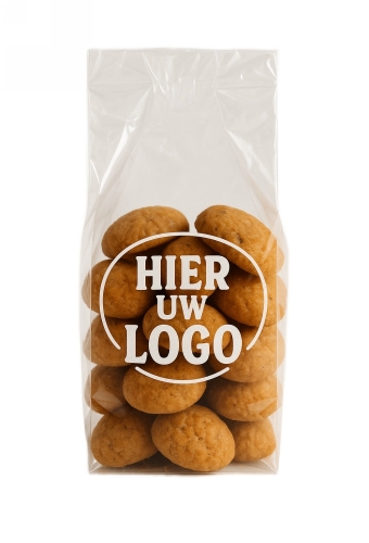 Offerte aanvraag bedrukte cellofaan blokbodem zakjes met uw logo er op