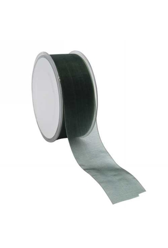 Organza Lint Groen 38mm x 50 meter.