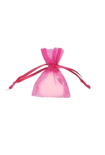 Organza zakjes Fuchsia Super Mini 5x7.5cm 10stuks