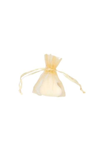Organza zakjes Goud Super Mini 5x7.5cm 10stuks
