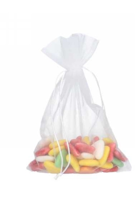 Organza zakjes Wit Groot XL 20x30cm 10stuks
