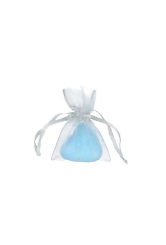 Organza zakjes Zilver Super Mini 5x7.5cm 10stuks