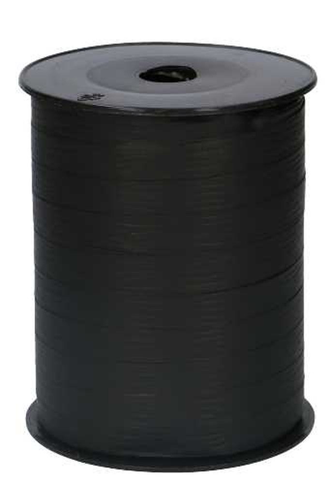 Paperlook Krullint Zwart 10mm x 250 meter