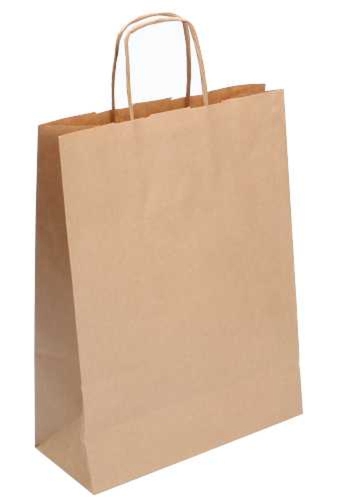Papieren Draagtas Kassel Met Handvat Kraft A5 18x8x22cm 50stuks