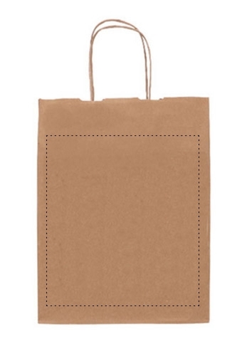 Papieren Tassen Kraft Digitaal Bedrukt & Handvat  A4 24x11x31cm 50st
