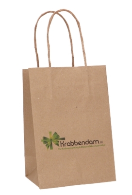 Papieren Tassen Kraft Digitaal Bedrukt & Handvat  A5 19x8x21cm 50stuks