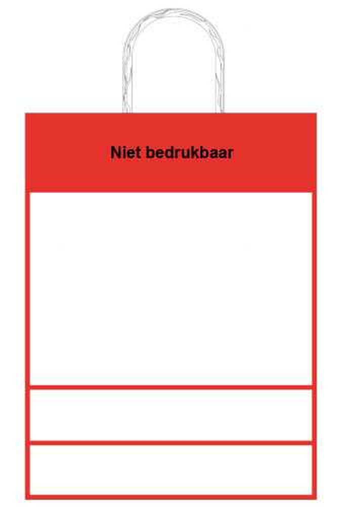 Papieren Tassen Kraft Digitaal Bedrukt & Handvat A3 32x14x42cm 50stuks
