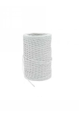 Papierkoord Met IJzerdraad Wit 2mm x 50meter