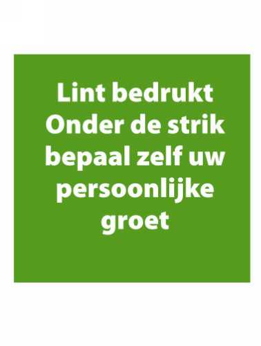 Lint Bedrukt Onder De strik bepaal Zelf Uw Persoonlijke Groet