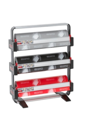 Papierrolhouder Trio 3x15.5 53x15.5x7.5+70 cm + mes + voet