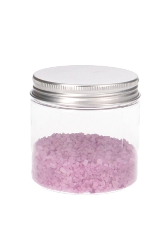 Plastic Potje Met Zilveren Schroefdeksel 7x7cm inhoud 200ml 6stuks