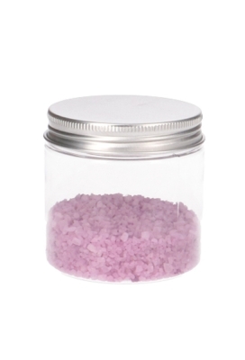 Plastic Potje Met Zilveren Schroefdeksel 7x7cm inhoud 200ml 6stuks