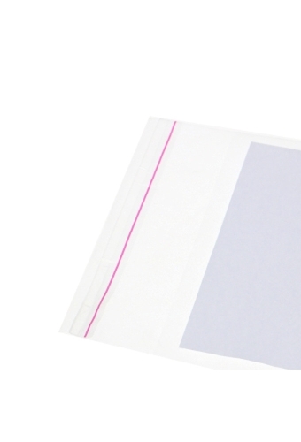 Plastic Zakje Transparant Met Plak Strip A4 23.2x31+5cm PP 100stuks