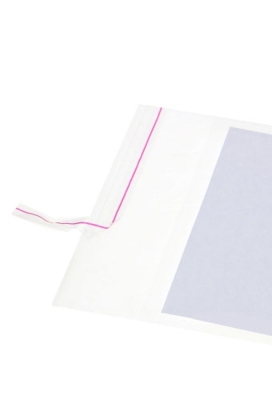 Plastic Zakje Transparant Met Plak Strip A4PLUS 25x35+5cm 100stuks