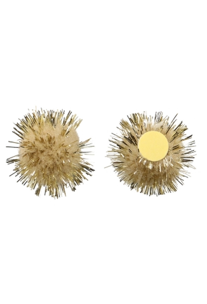 Pombows 20mm Licht Goud met plakker 100stuks