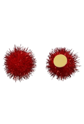 Pombows 25mm Rood met plakker 100stuks